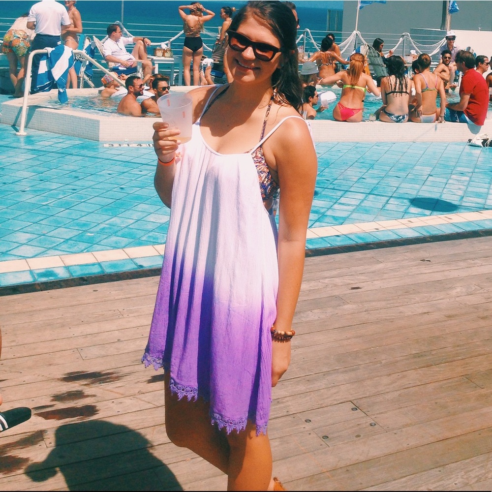 Beautiful dip dyed Tobi shift dress